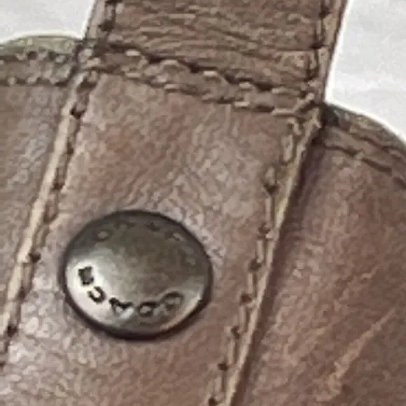 Coach Chelsea Boot Odelle Leather Tan Stretch Ankle Pull On 5.5 - Picture 4 of 10